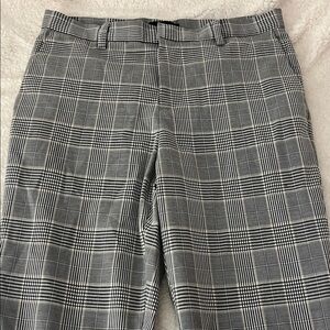 H&M Black and White Checkered Pants
